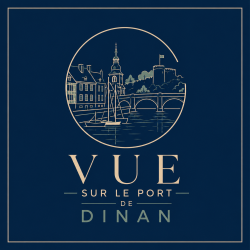 Vue sur le port de Dinan